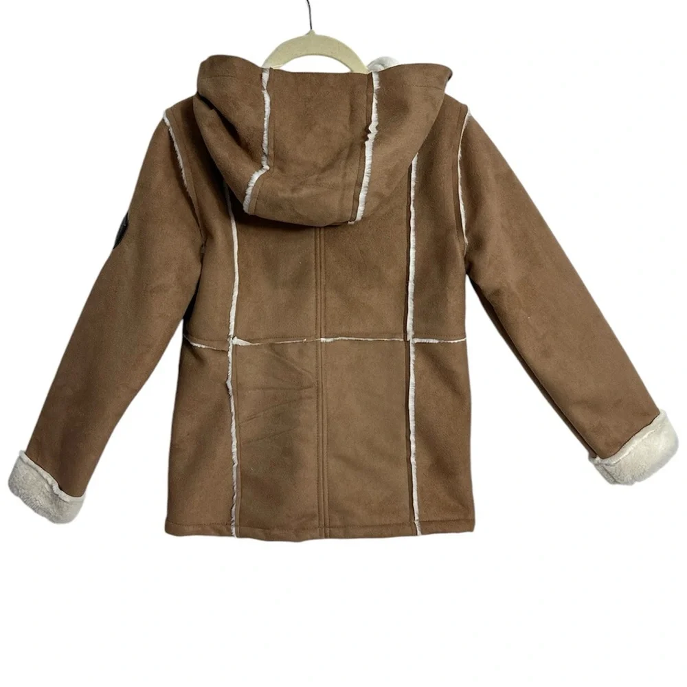 Urban Republic‎ Girls Shearling Jacket With Hood, SIZE MEDIUM (10/12)